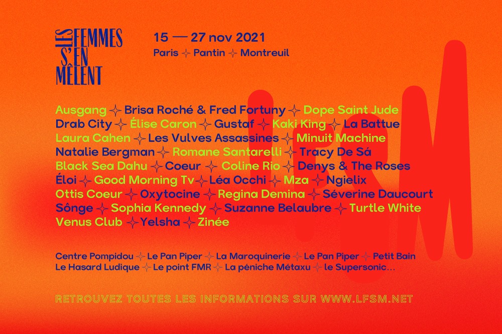 Les Femmes s’en Mêlent : Du 15 au 27 novembre 2021 à Paris, Pantin et Montreuil (concours)