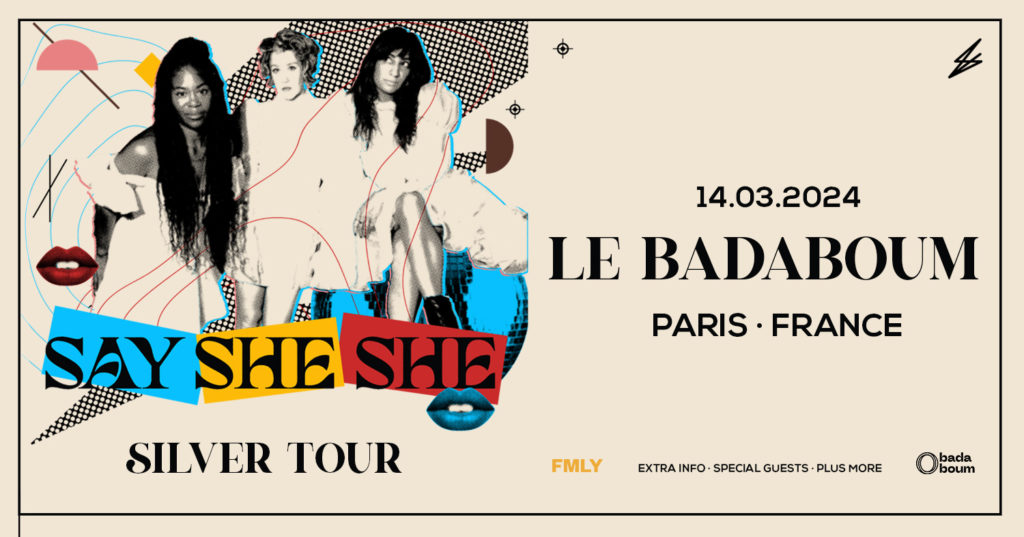 Concert Say She She au Badaboum Paris
