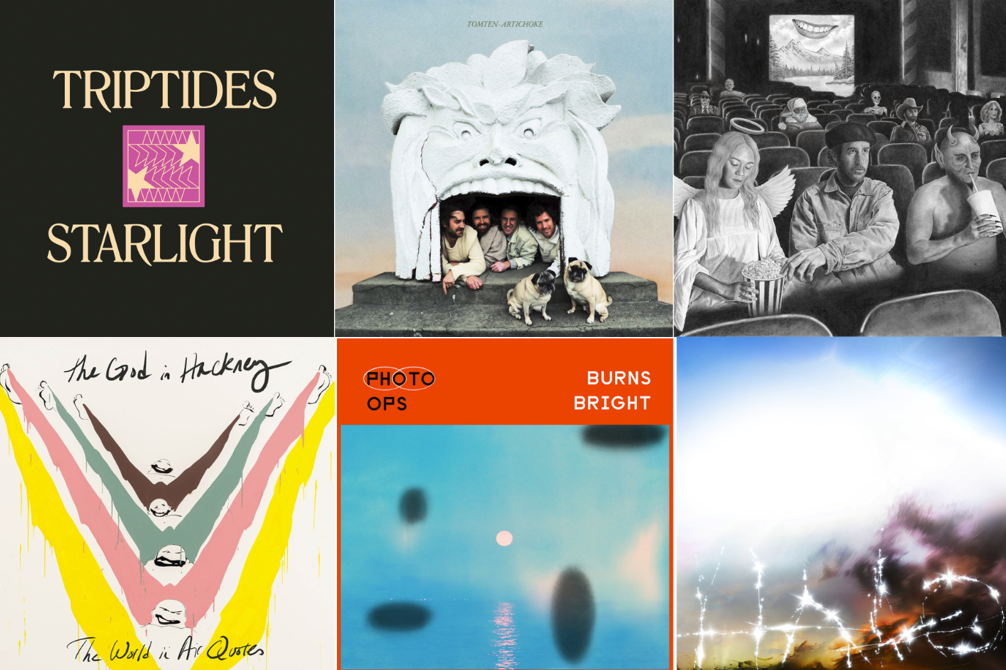 album Triptides - Starlight Tomten - Artichoke John Andrews & The Yawns - Love For The Underdog The God in Hackney - The World in Air Quotes Photo Ops - Burns Bright Grand Blanc - HALO