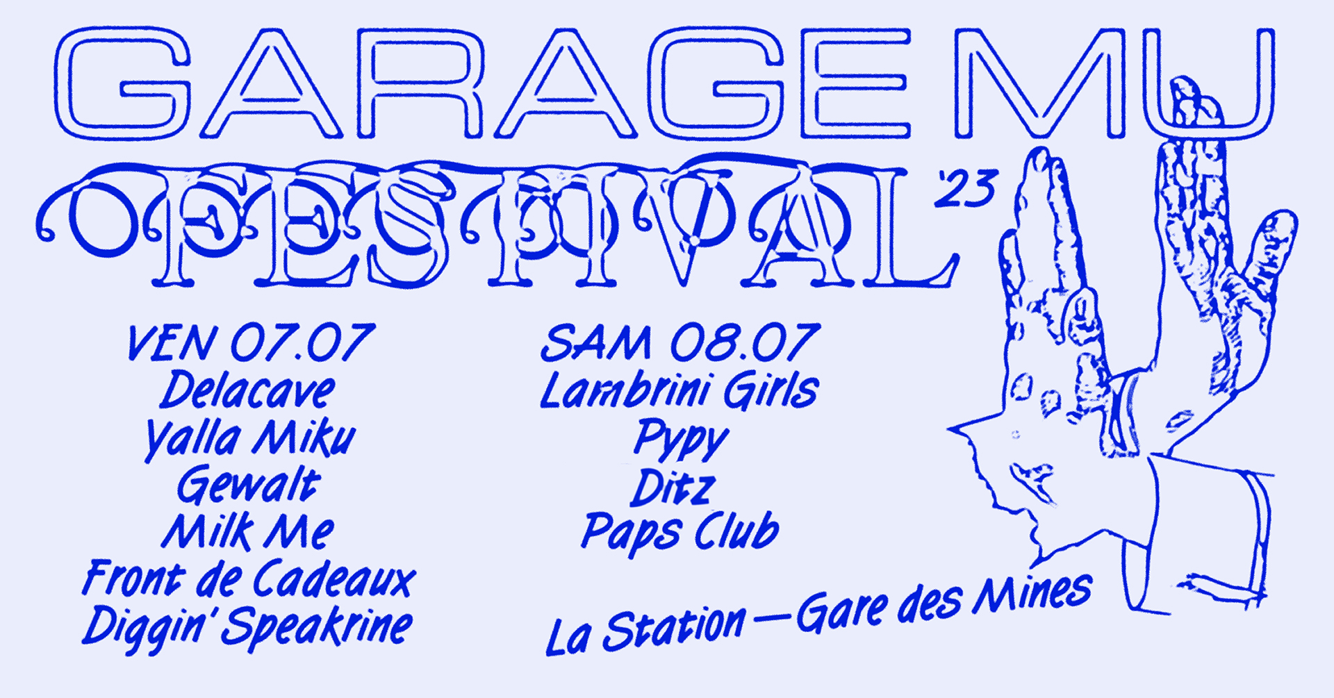 Concerts : le Garage MU Festival à La Station - Gare des Mines (Paris)