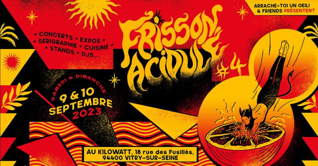 Concerts : Le Festival Frisson ACIDULÉ (Vitry-sur-Seine)
