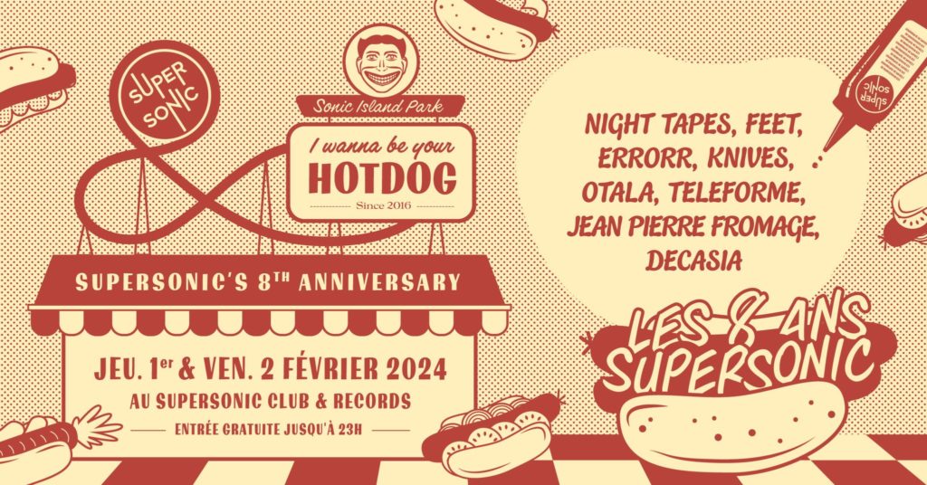 Concerts les 8 ans du Supersonic Paris