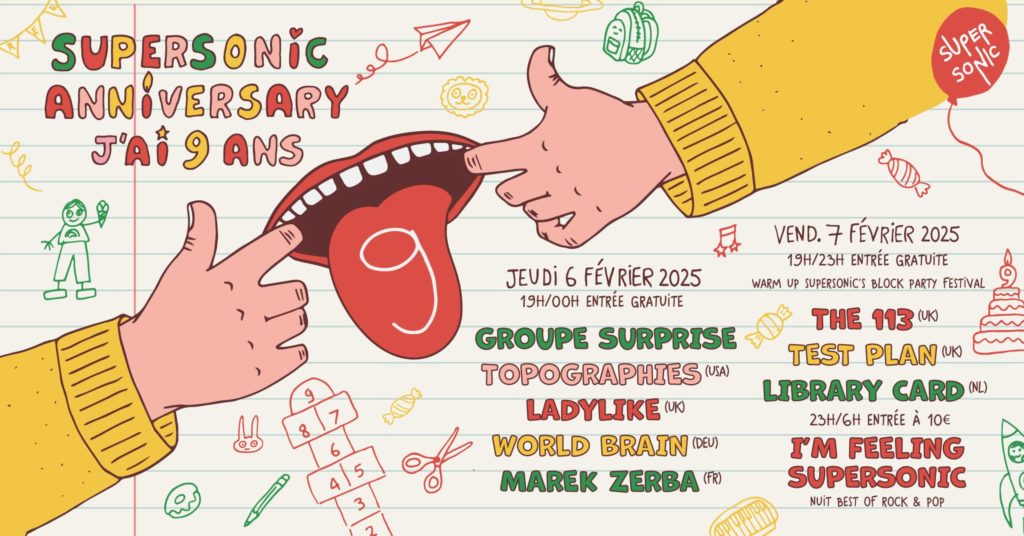 Concerts Les 9 ans du Supersonic Paris