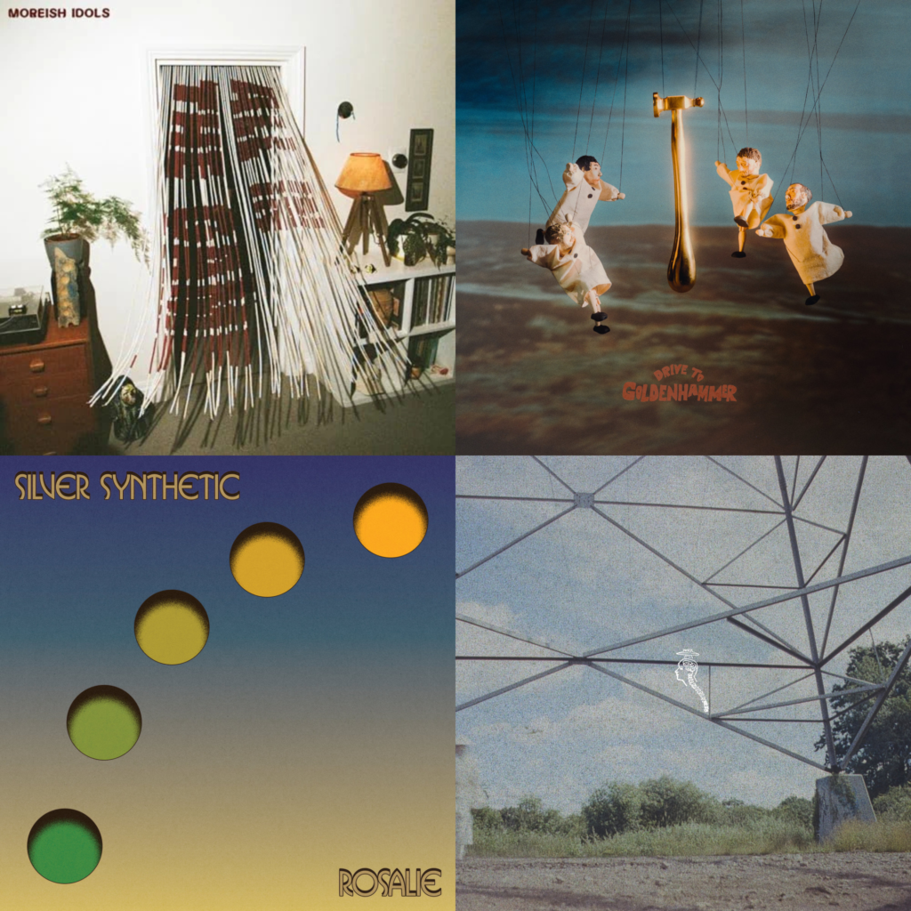 album Moreish Idols All In The Game Divorce Drive To Goldenhammer Silver Synthetic Rosalie Monde UFO Flamingo Tower