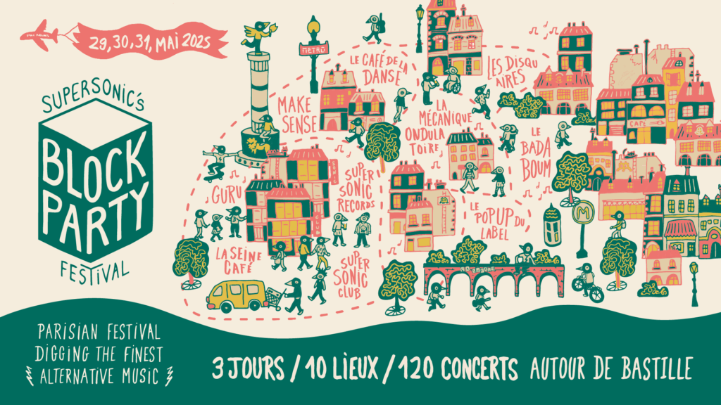 Concerts Supersonic’s Block Party festival 2025 Paris