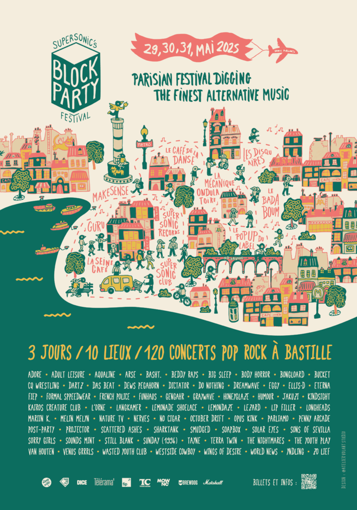Supersonic’s Block Party festival 2025 Paris