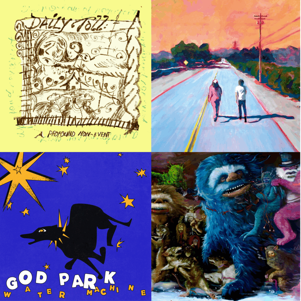 Les albums de la semaine : Daily Toll - A Profound Non-Event, Love Axe - Optimism Paranoia Desperation Abolition, God Park - Water Machine, Tropical Fuck Storm - Fairyland Codex