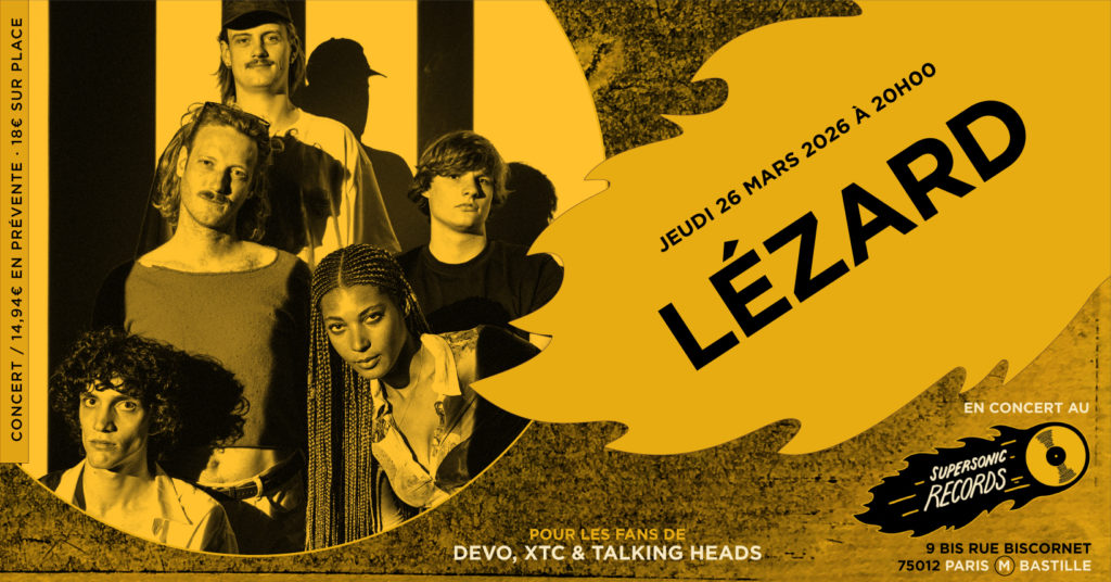 Concert Lézard au Supersonic Records Paris